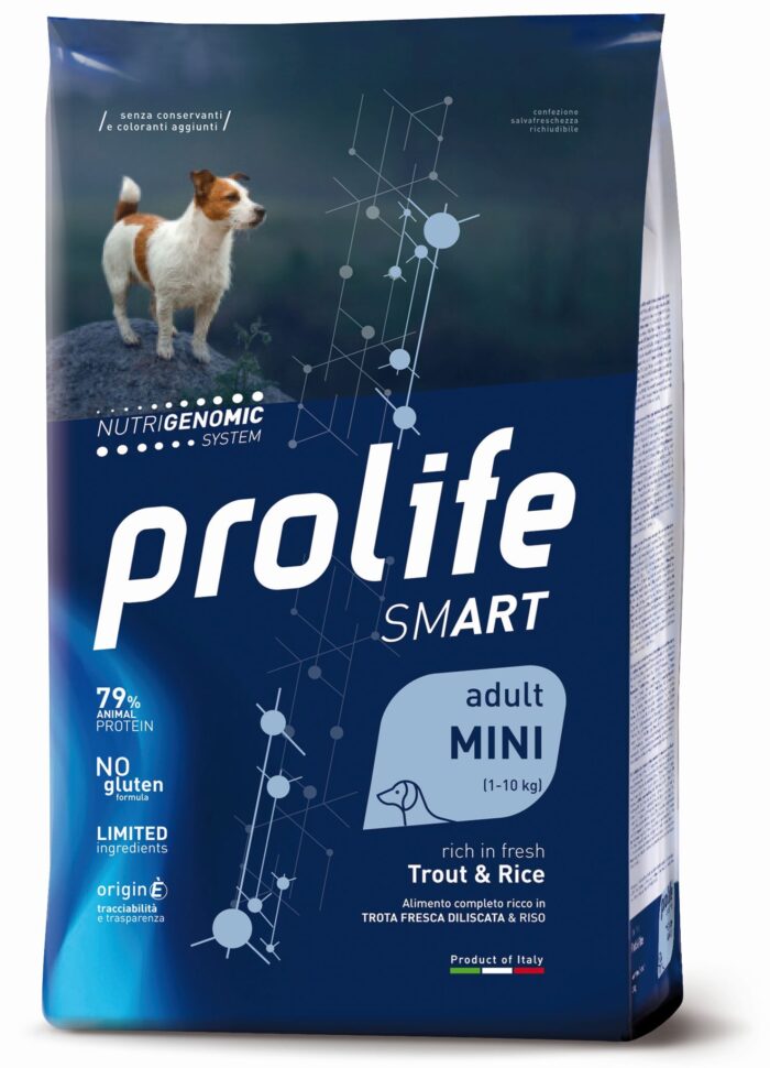 DOG PROLIFE ADULT TROUT&RICE MINI 2 KG