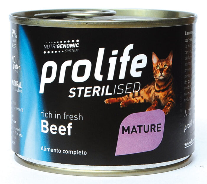 CAT PROLIFE WET STERILISED MATURE BEEF - 200 GR