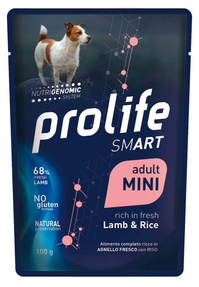 DOG PROLIFE WET SMART LAMB & RICE- busta 100 gr